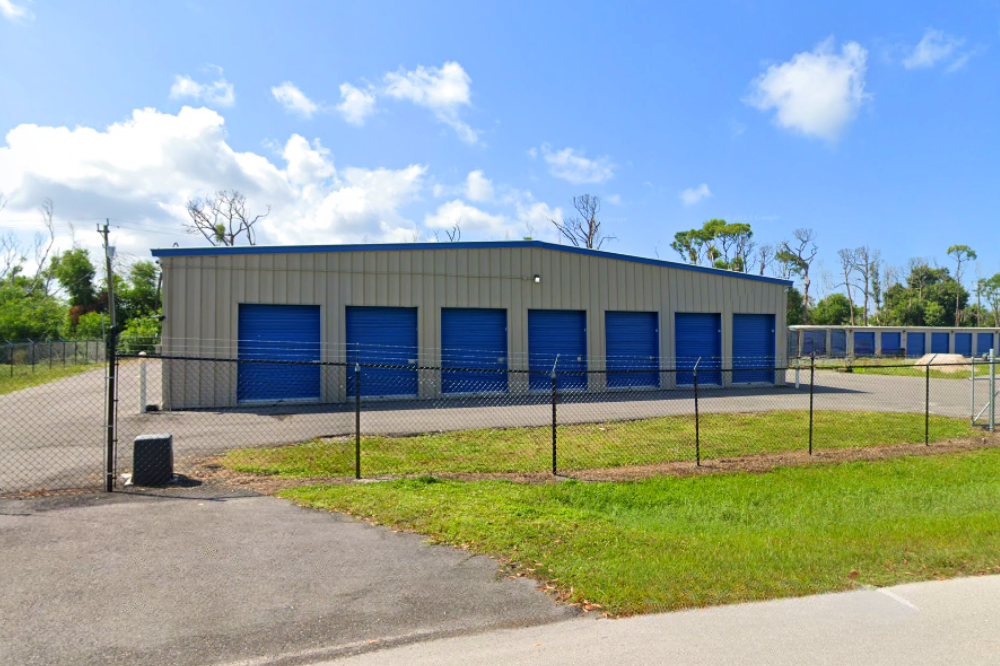 Self storage units in Pine Island FL with security gate